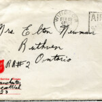 Personal Letter to Mrs. Elton Newman - February 19, 1940, sent from Windsor, Ontario, Canada,  Envelope, Obverse.